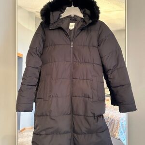 GAP Dark Puffer Jacket with Hood
